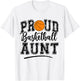 Proud Basketball Aunt Auntie Of A Basketball Player Nephew T-Shirt - T-Shirt | White