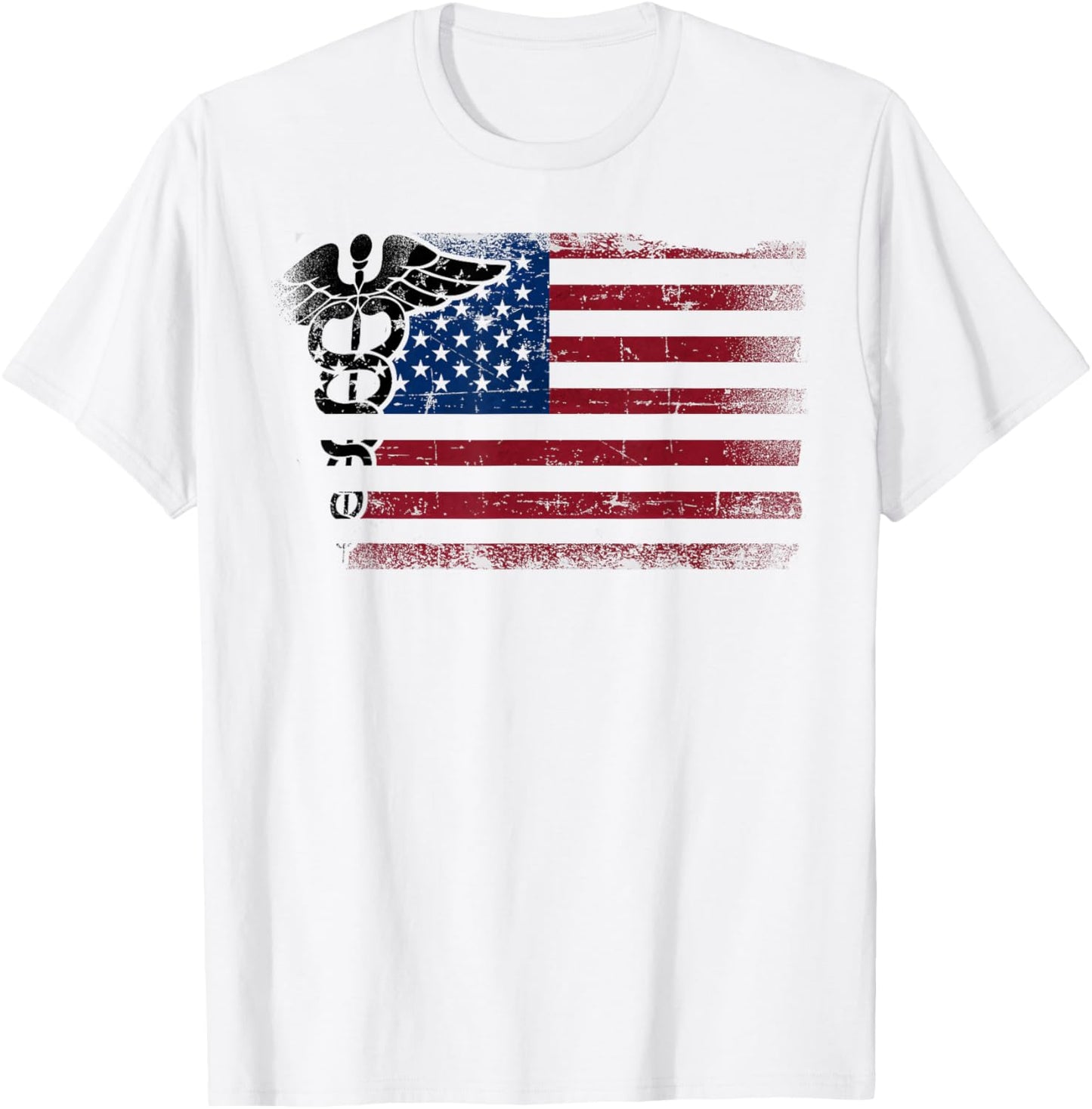CNA Nurse Certified Nursing Assistant American Flag Cna Kids Men T-Shirt - T-Shirt | White