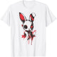Bunny Anime Goth Scary Men Women Creepy Gothic Anime Rabbit T-Shirt - T-Shirt | White