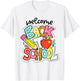 Retro Welcome Back to School Teacher Appreciation Boys Girls T-Shirt - T-Shirt | White