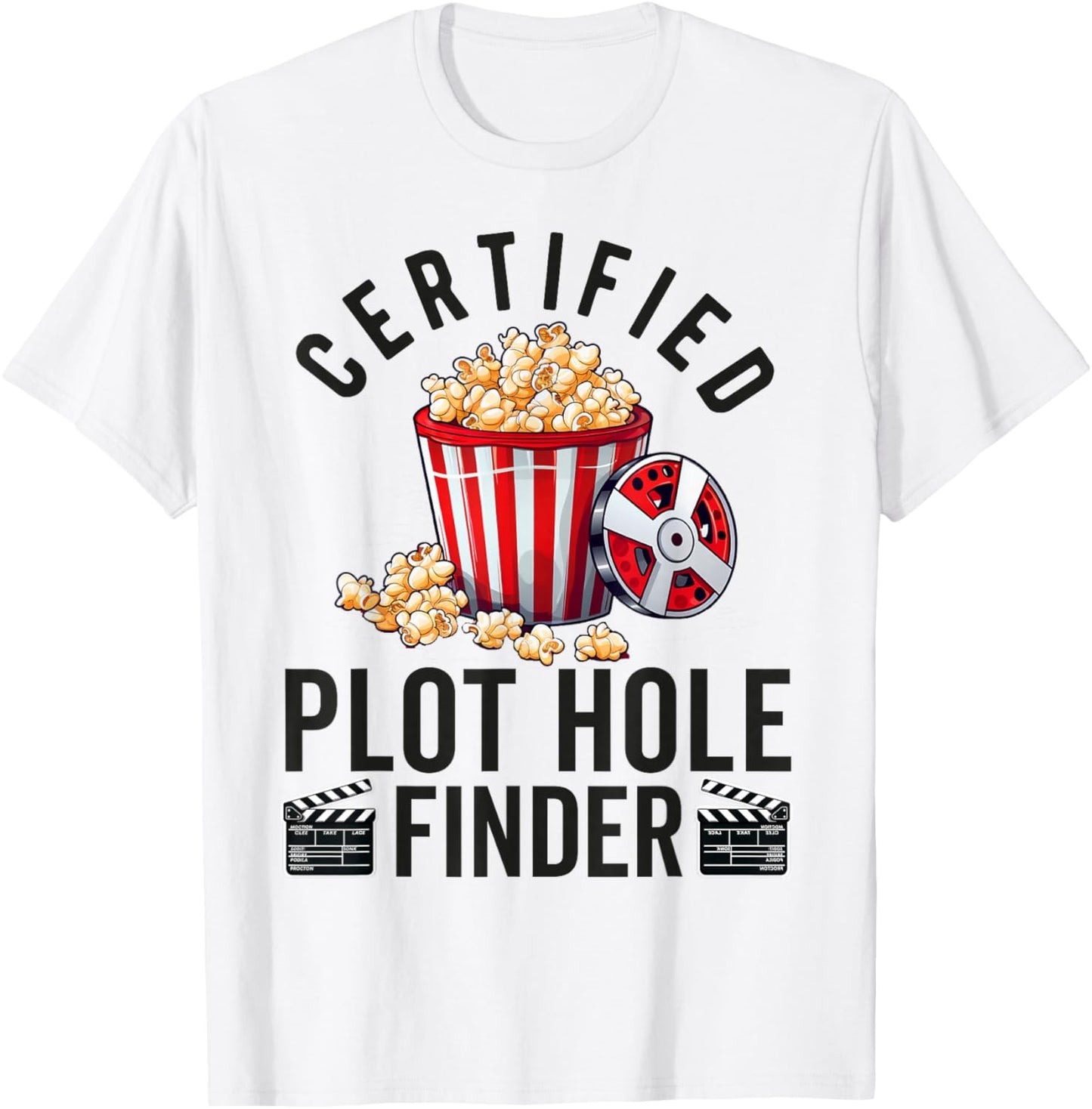 Movie Critic Cinema Film Fan Lover Funny Reviewer Director T-Shirt - T-Shirt | White