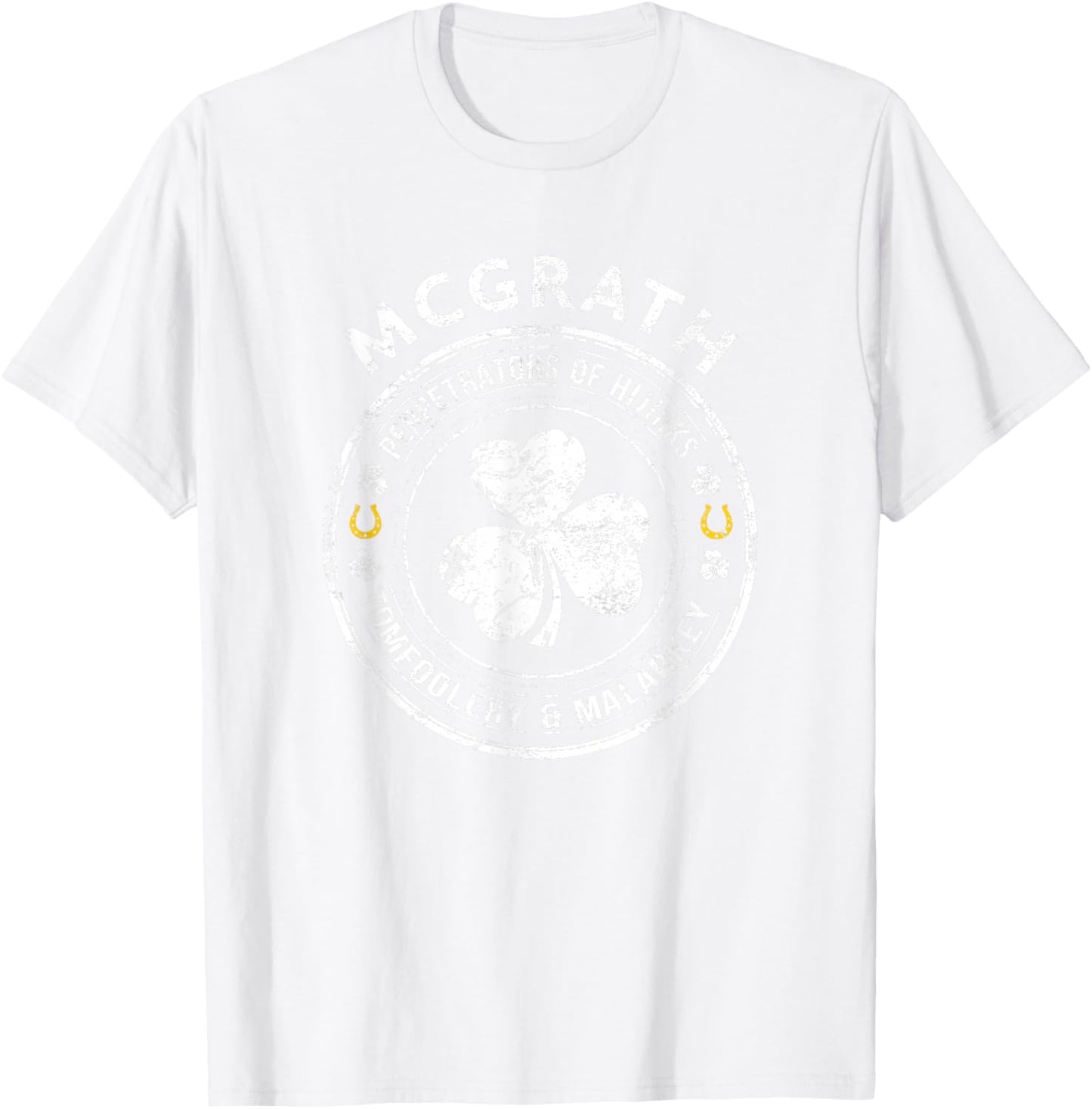 McGrath Irish Family Name T-Shirt - T-Shirt | White