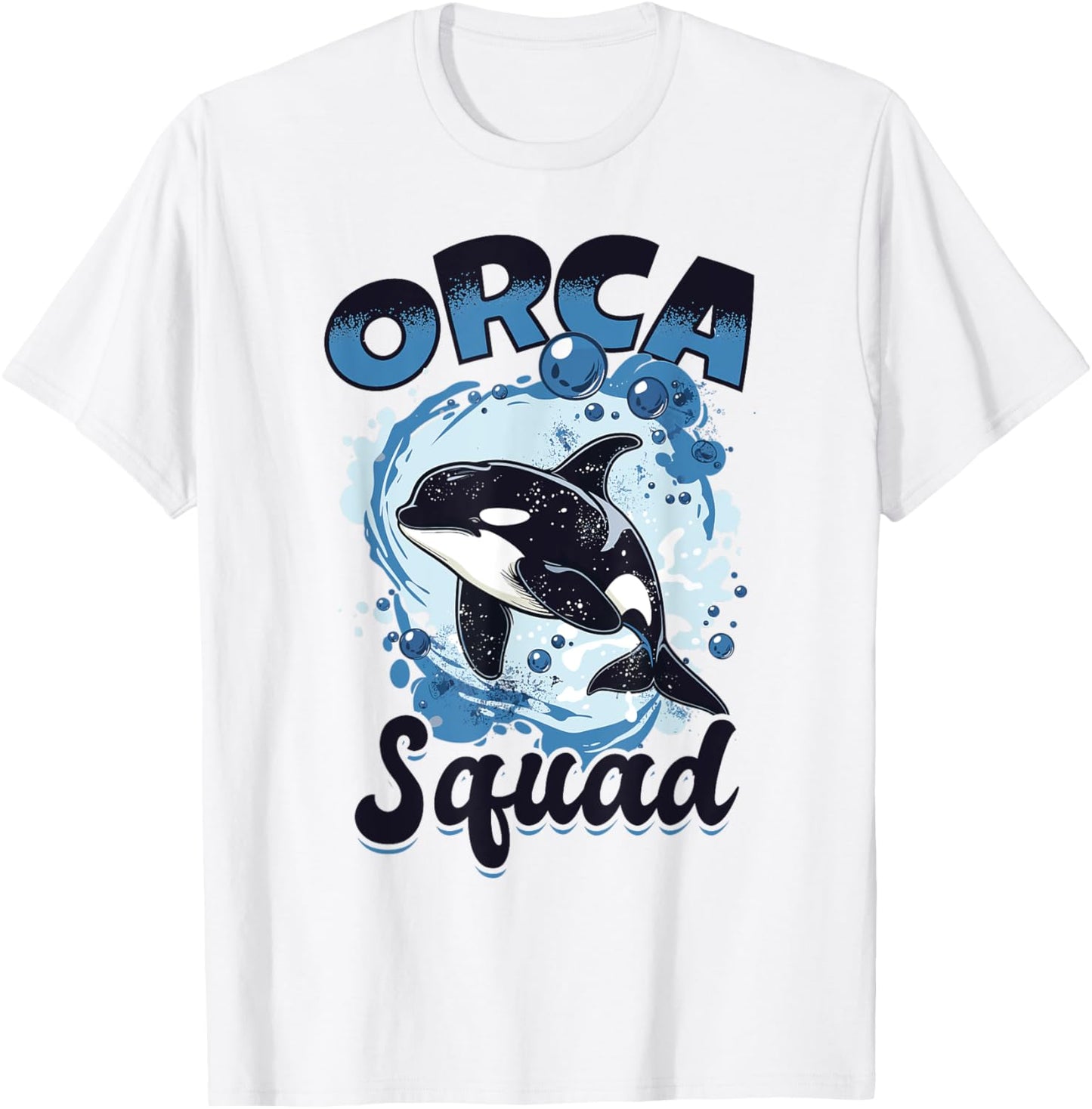 Funny Orca Animal Orca Squad T-Shirt - T-Shirt | White