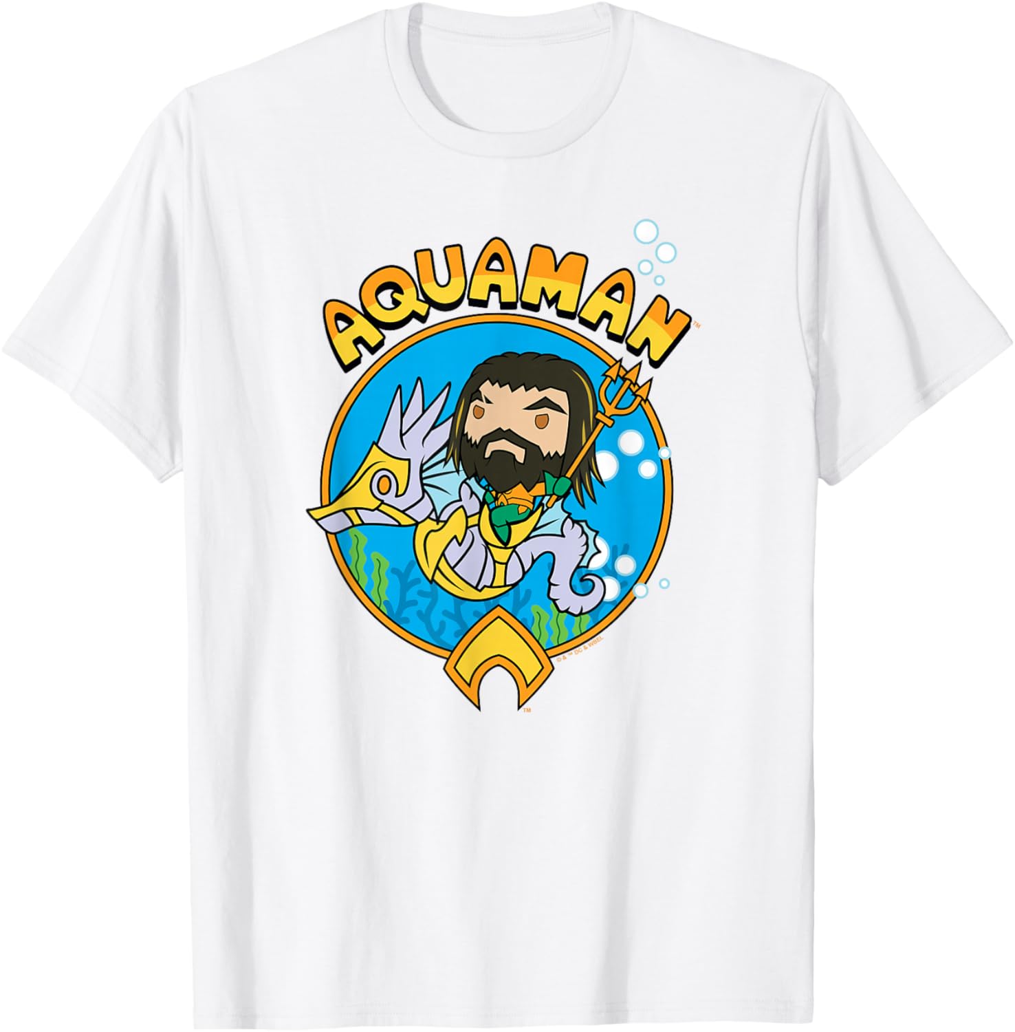 Aquaman and the Lost Kingdom Chibi Aquaman T-Shirt - T-Shirt | White