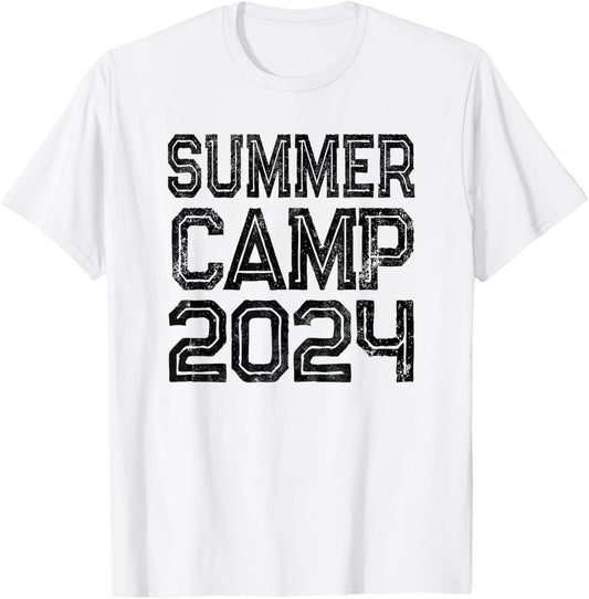 Adventure SUMMER CAMP 2024 Staff Kids Camping Besties Nurse T-Shirt - T-Shirt | White