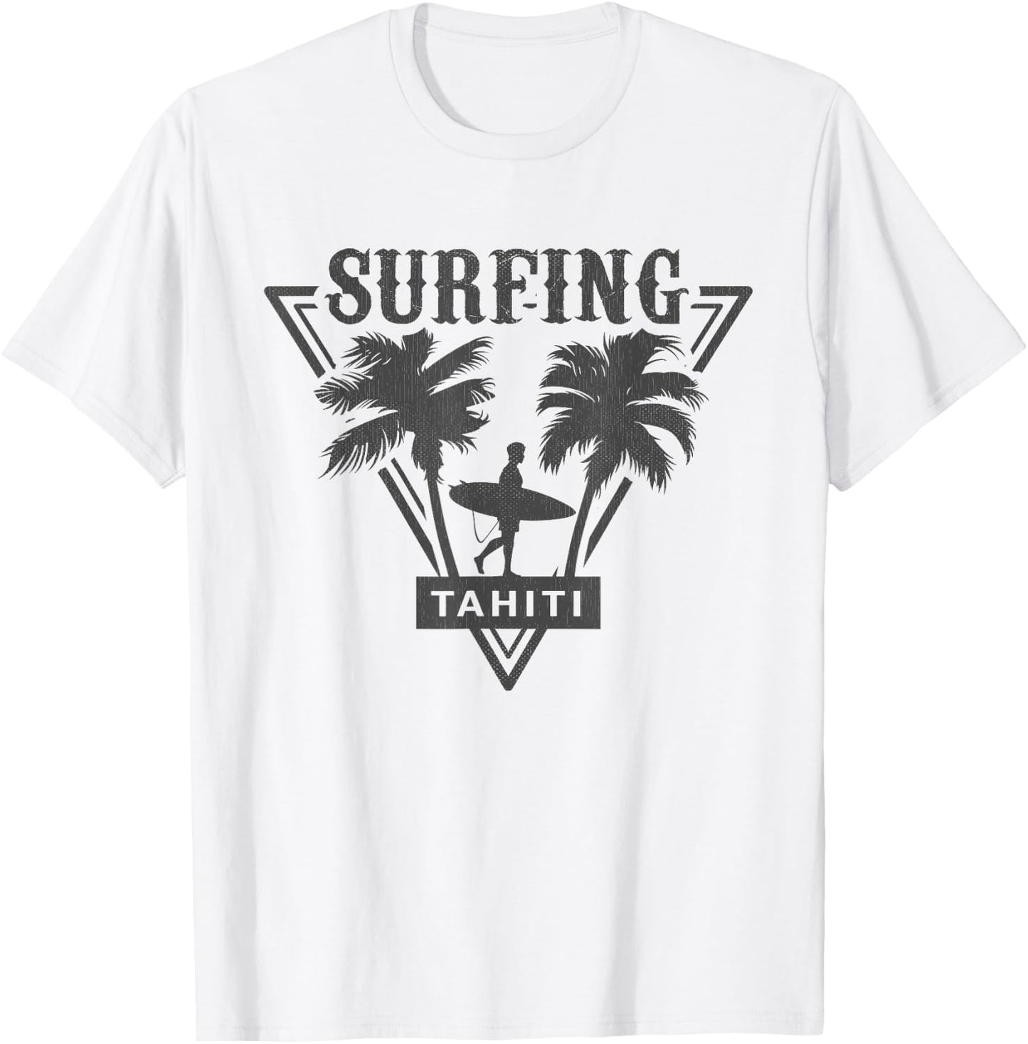 Tahiti Surfing Clothes Tahiti Souvenir T-Shirt - T-Shirt | White