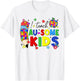 I Teach Au-some Kids Autistic Teacher Autism Awareness T-Shirt - T-Shirt | White