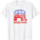 RAISED RIGHT Republican Party Elephant Conservative Values T-Shirt - T-Shirt | White