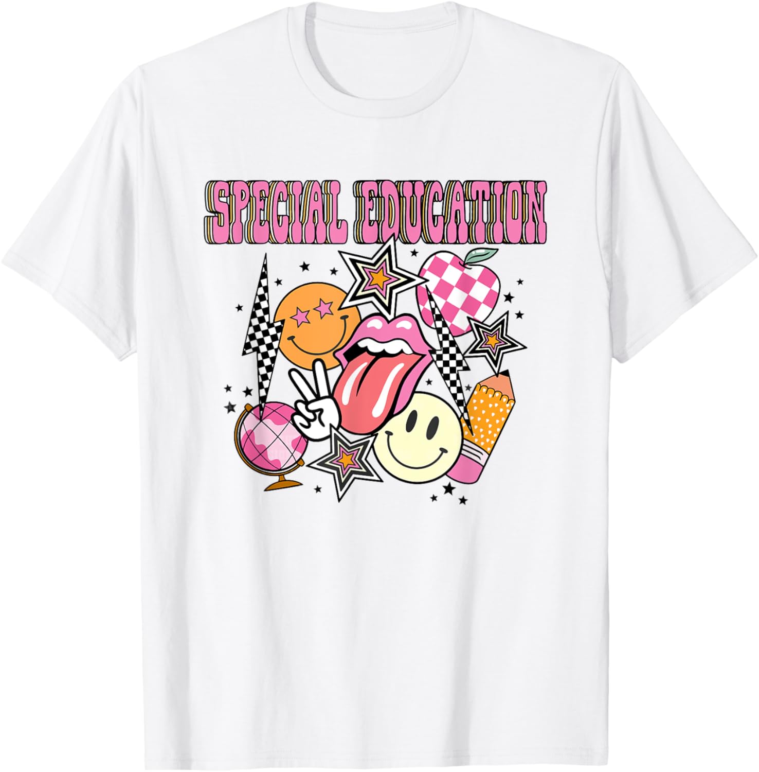 Retro Special Education Teacher Back To School Women Kids T-Shirt - T-Shirt | White