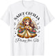 Saint Cecilia Catholic Patroness of Music and Musicians Kids T-Shirt - T-Shirt | White