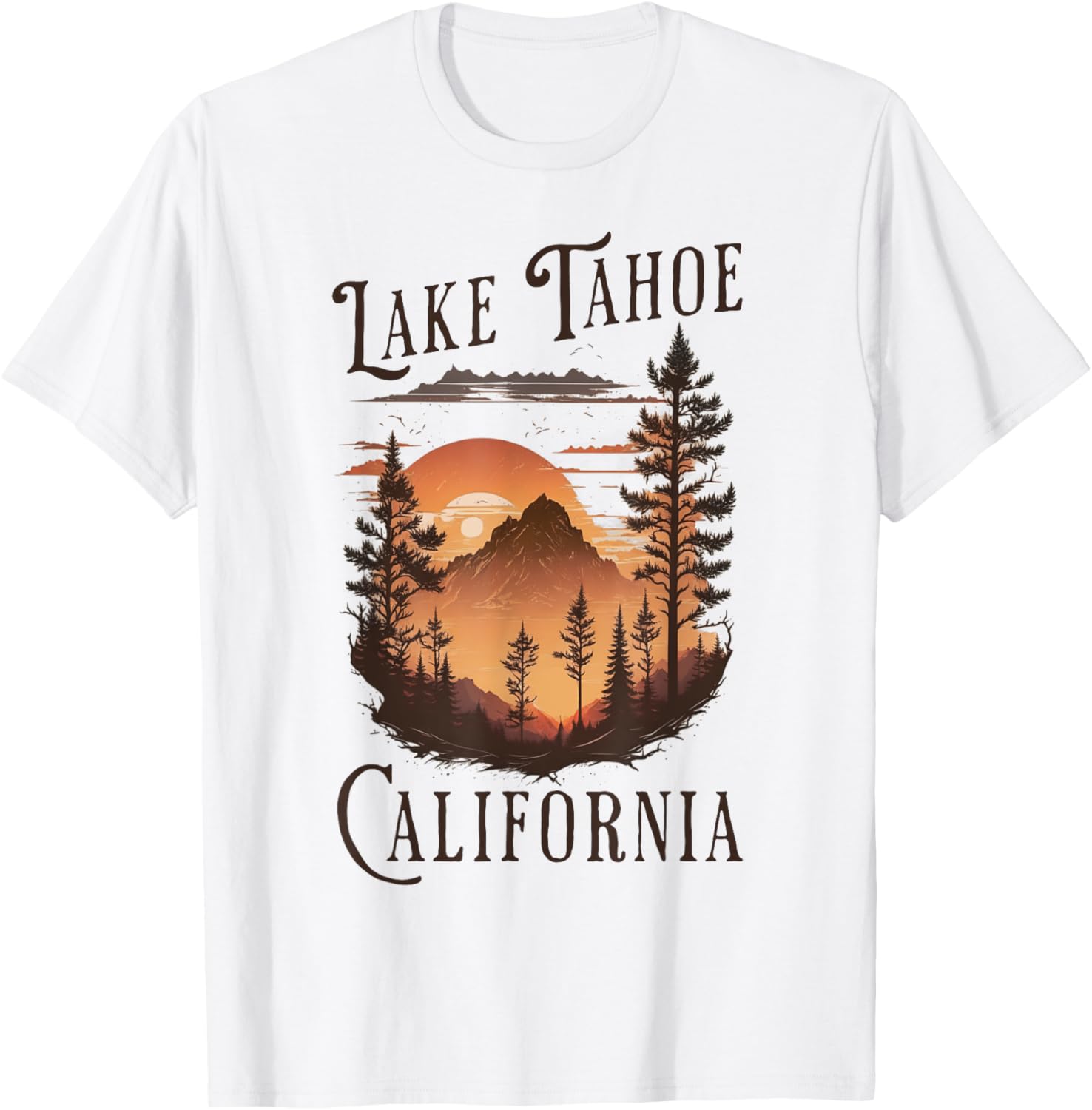 Lake Tahoe T-Shirt - T-Shirt | White