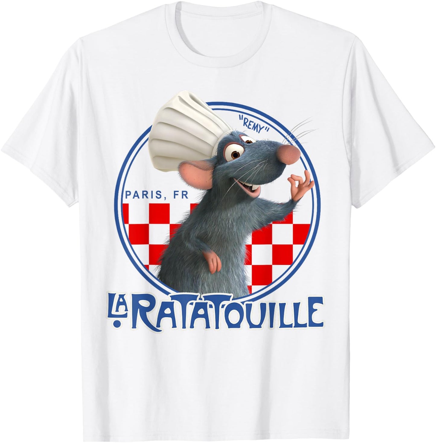 Disney Pixar Ratatouille Remy Chef Hat Portrait Small T-Shirt - T-Shirt | White