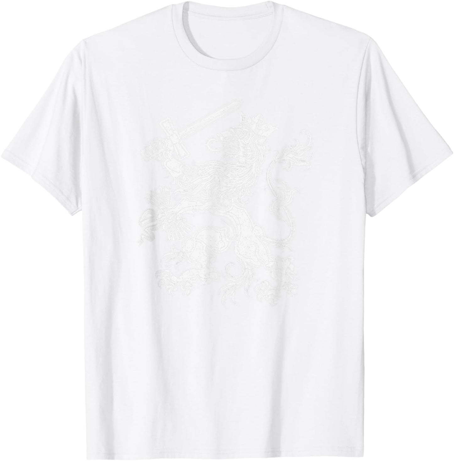 Dutch Lion of the Netherlands Nederland Holland Orange T-Shirt - T-Shirt | White