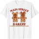 Main Street Bakery Cookies Gingerbread Cake Christmas T-Shirt - T-Shirt | White