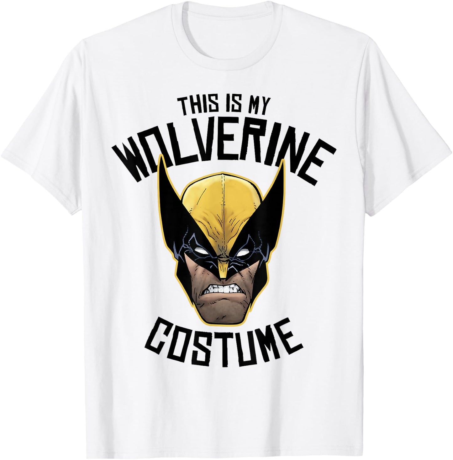 Marvel This is My Wolverine Costume Halloween T-Shirt - T-Shirt | White