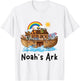 Christian Faith Noah's Ark Sunday School Student Rainbow T-Shirt - T-Shirt | White