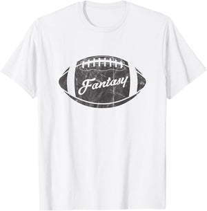 Vintage Fantasy Football Party Design Dress Trophy T-Shirt - T-Shirt | White