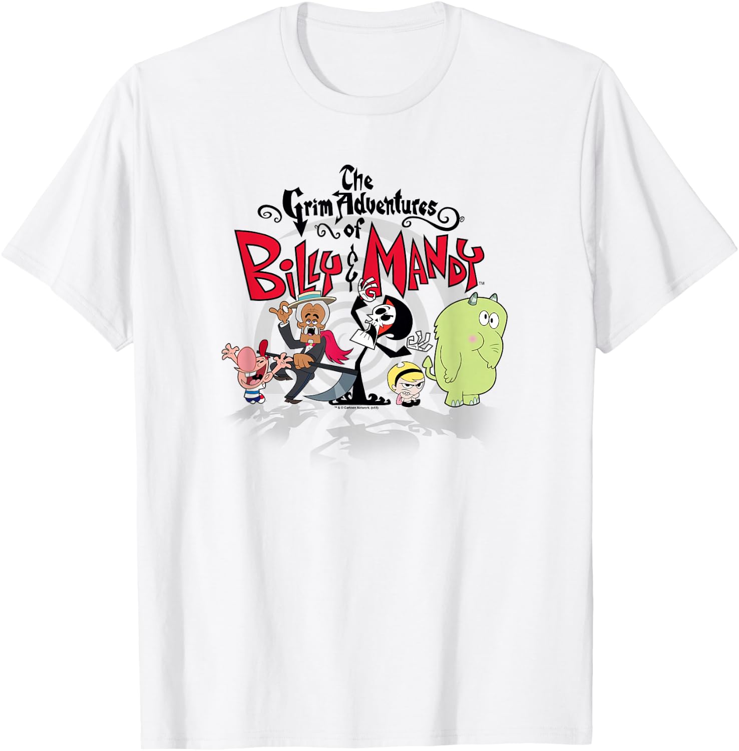 The Grim Adventures of Billy & Mandy Group Shot T-Shirt - T-Shirt | White