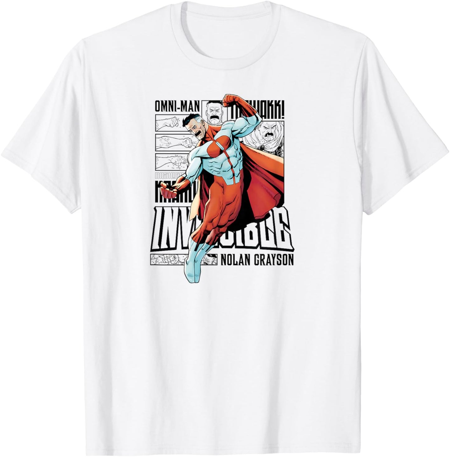 Invincible Omni-Man Collage T-Shirt - T-Shirt | White
