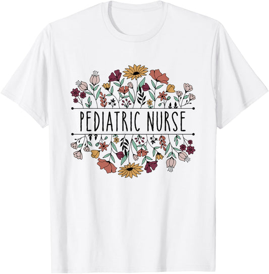 Pediatric Nurse Peds Nurse Registered Nurse Appreciation T-Shirt - T-Shirt | White