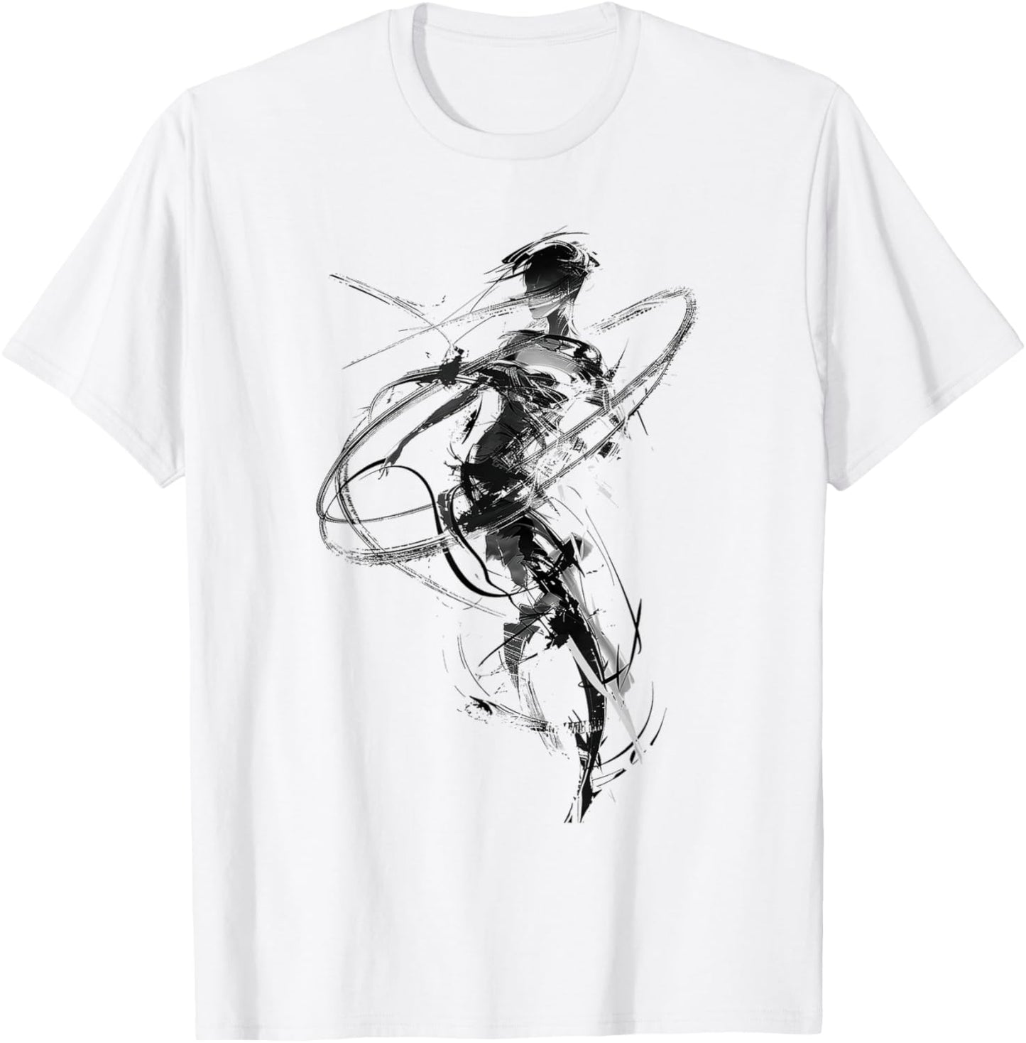 Women Abstract Artist Drawing Human Art Women , white, S T-Shirt - T-Shirt | White