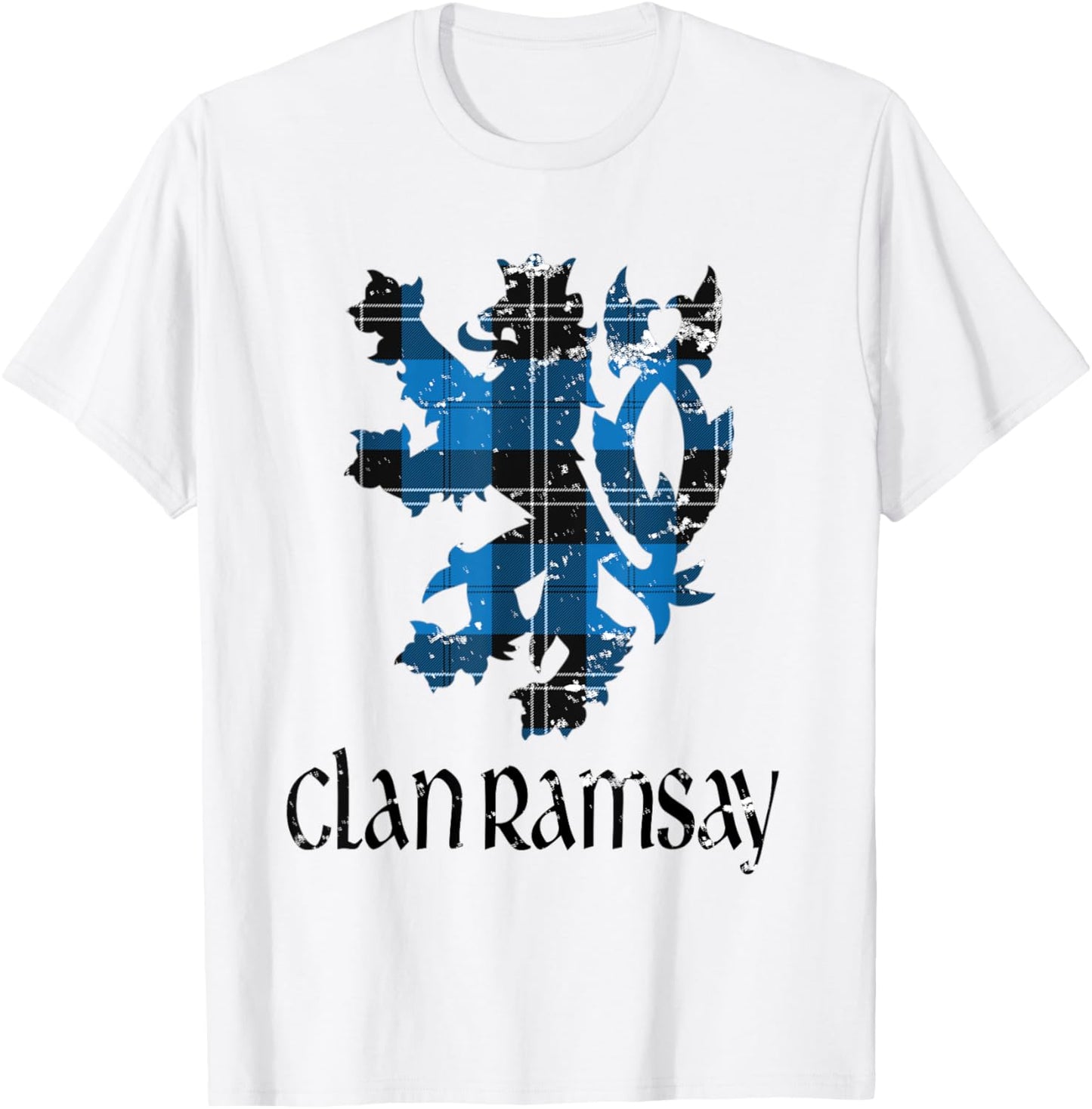 Clan Ramsay Tartan Scottish Family Name Scotland Pride T-Shirt - T-Shirt | White