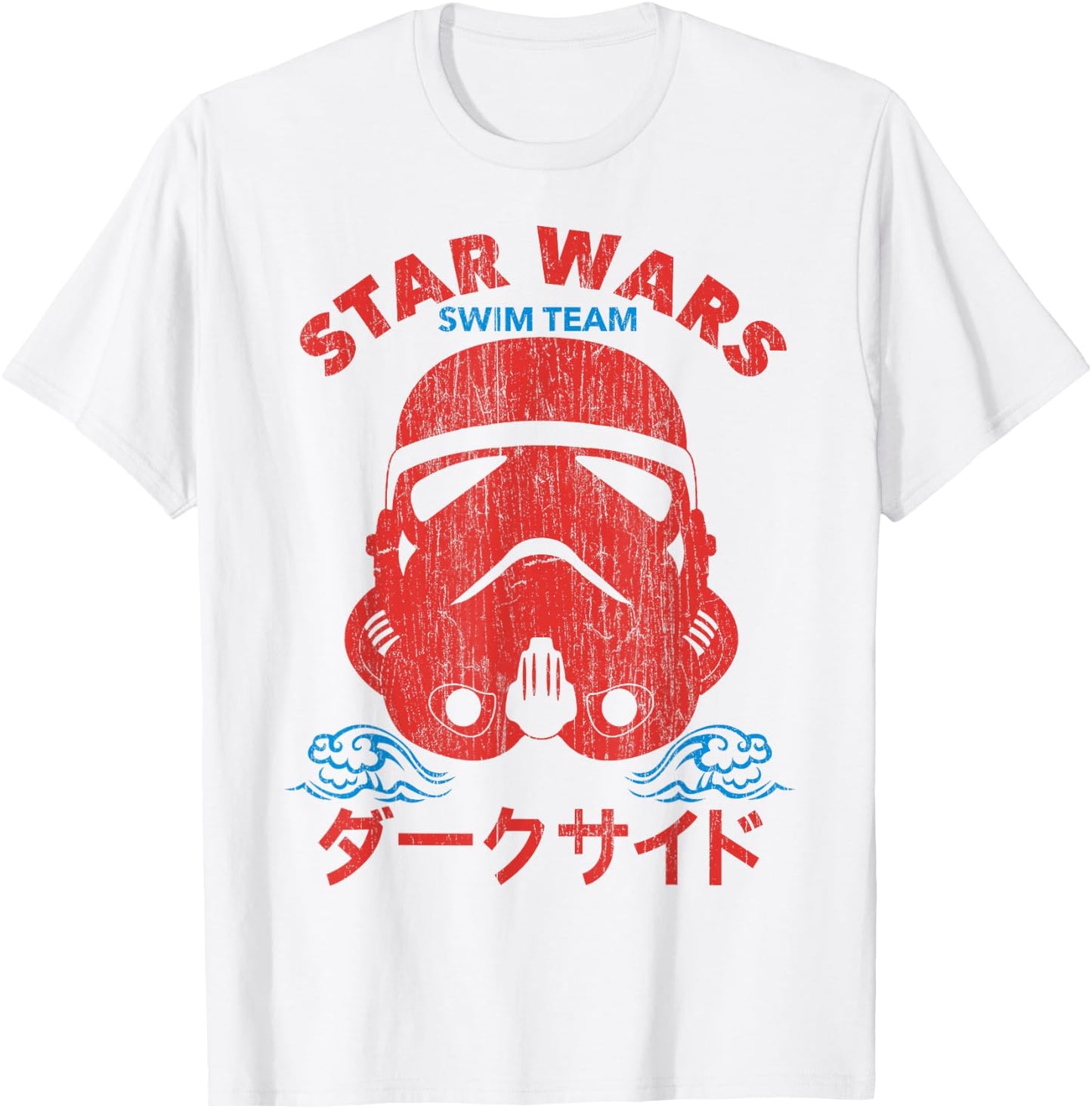 Star Wars Swim Team Stormtrooper Helmet T-Shirt - T-Shirt | White