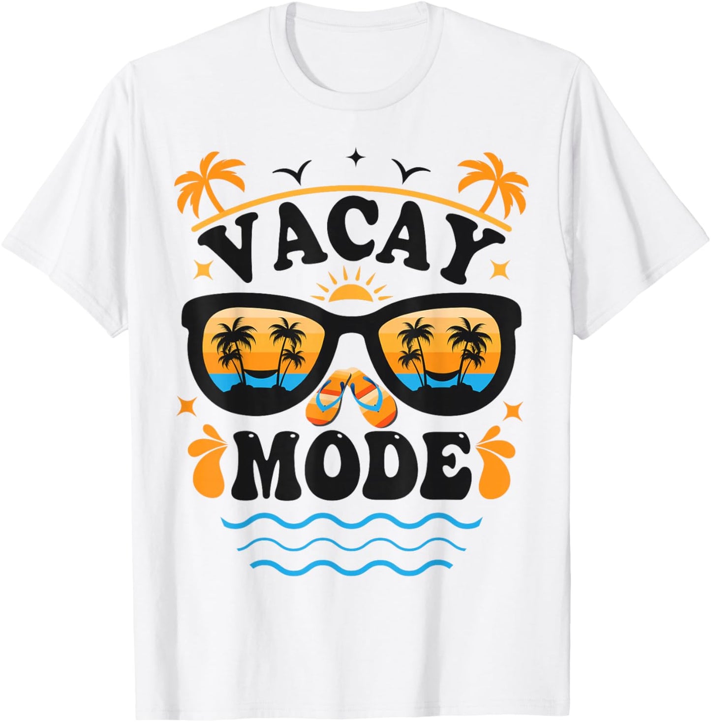 Vacay Mode Shirt For Summer Cruise Holiday Group Vacation T-Shirt - T-Shirt | White