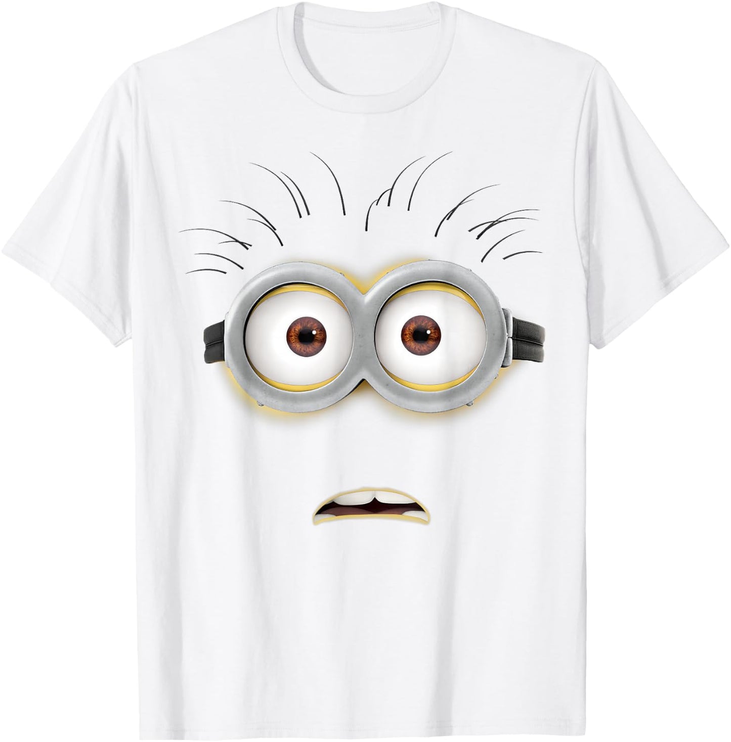 Despicable Me Minions Stunned Face Costume T-Shirt - T-Shirt | White