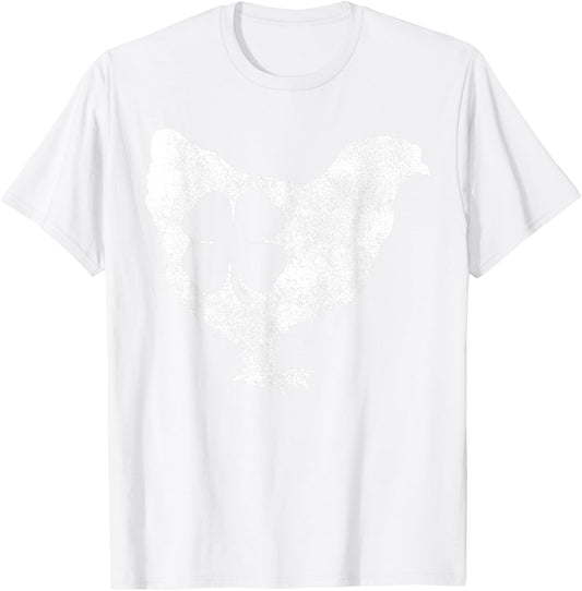 Chicken Bird Hen Shamrock St. Patrick's Day Saint Paddy's T-Shirt - T-Shirt | White