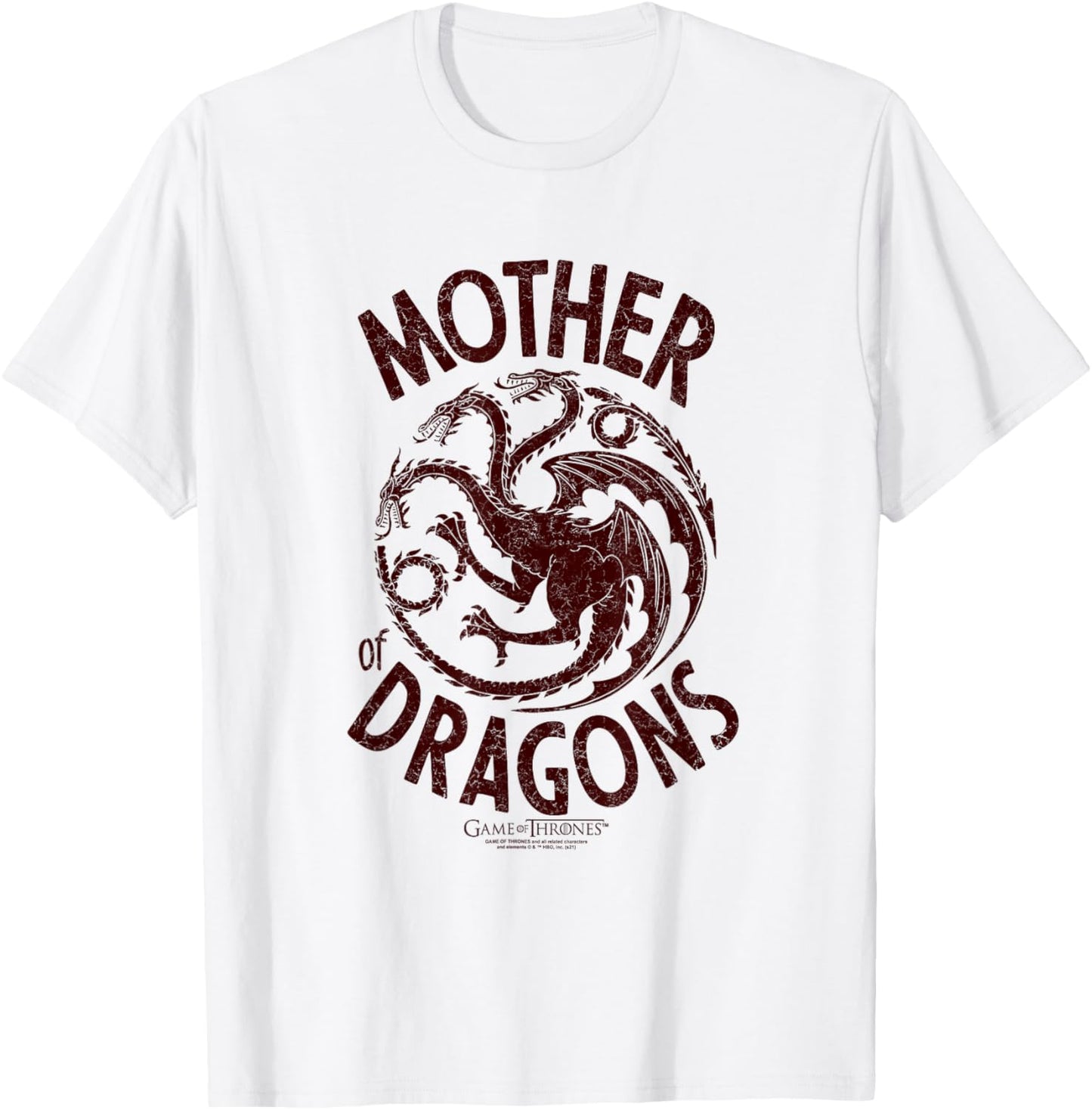 Game of Thrones Mother of Dragons T-Shirt - T-Shirt | White