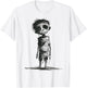 Zombie Costume Halloween Graphic Art Zombie T-Shirt - T-Shirt | White