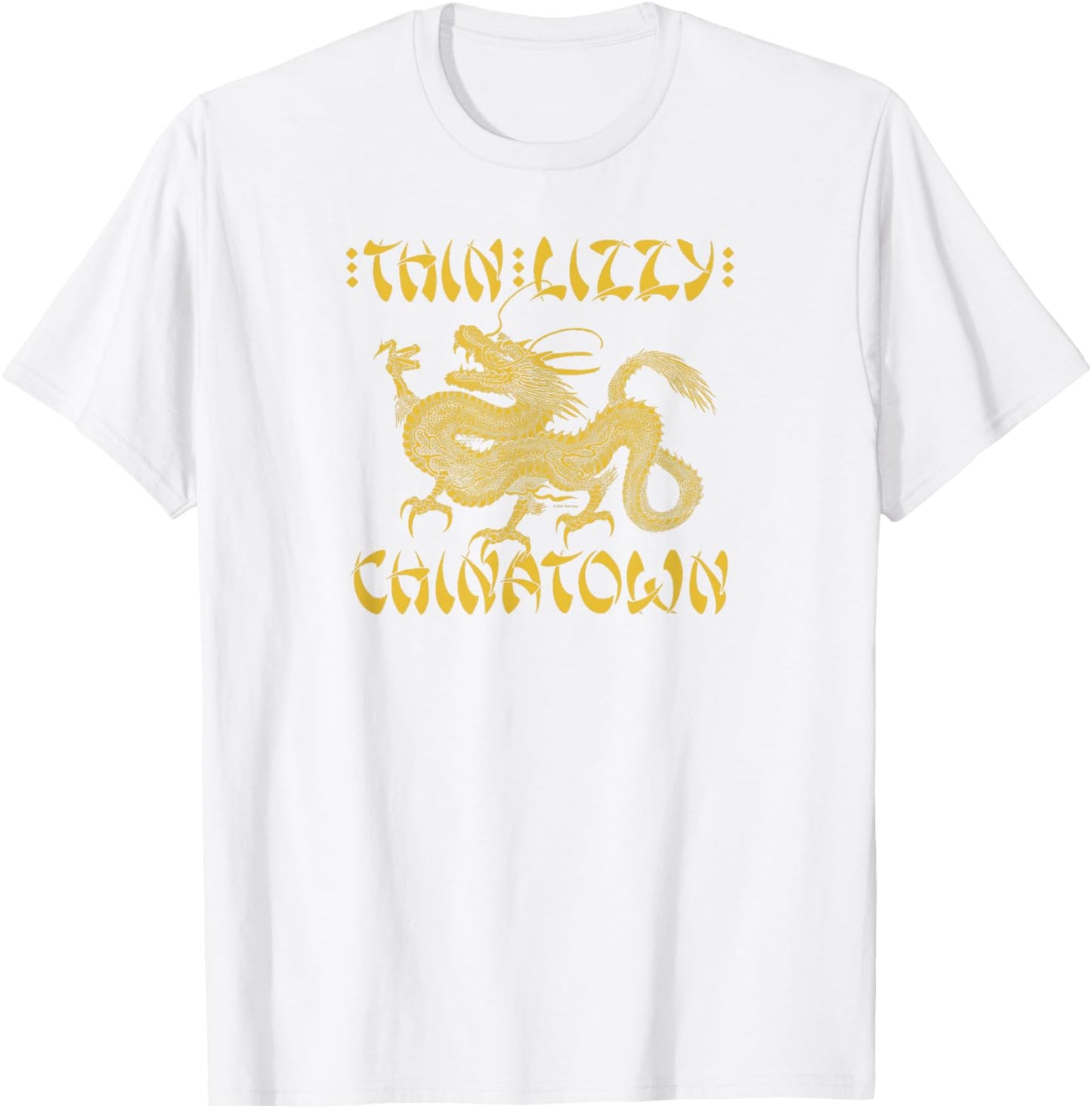 Thin Lizzy – Dragon Logo Red T-Shirt - T-Shirt | White