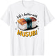 Musubi – Hawaiian Snack Lover’s Design T-Shirt - T-Shirt | White