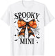 Spooky Mama Mini Coquette Halloween Spooky vibes T-Shirt - T-Shirt | White
