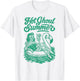 HOT GHOUL SUMMER Funny Halloween Summerween Summer Pool T-Shirt - T-Shirt | White