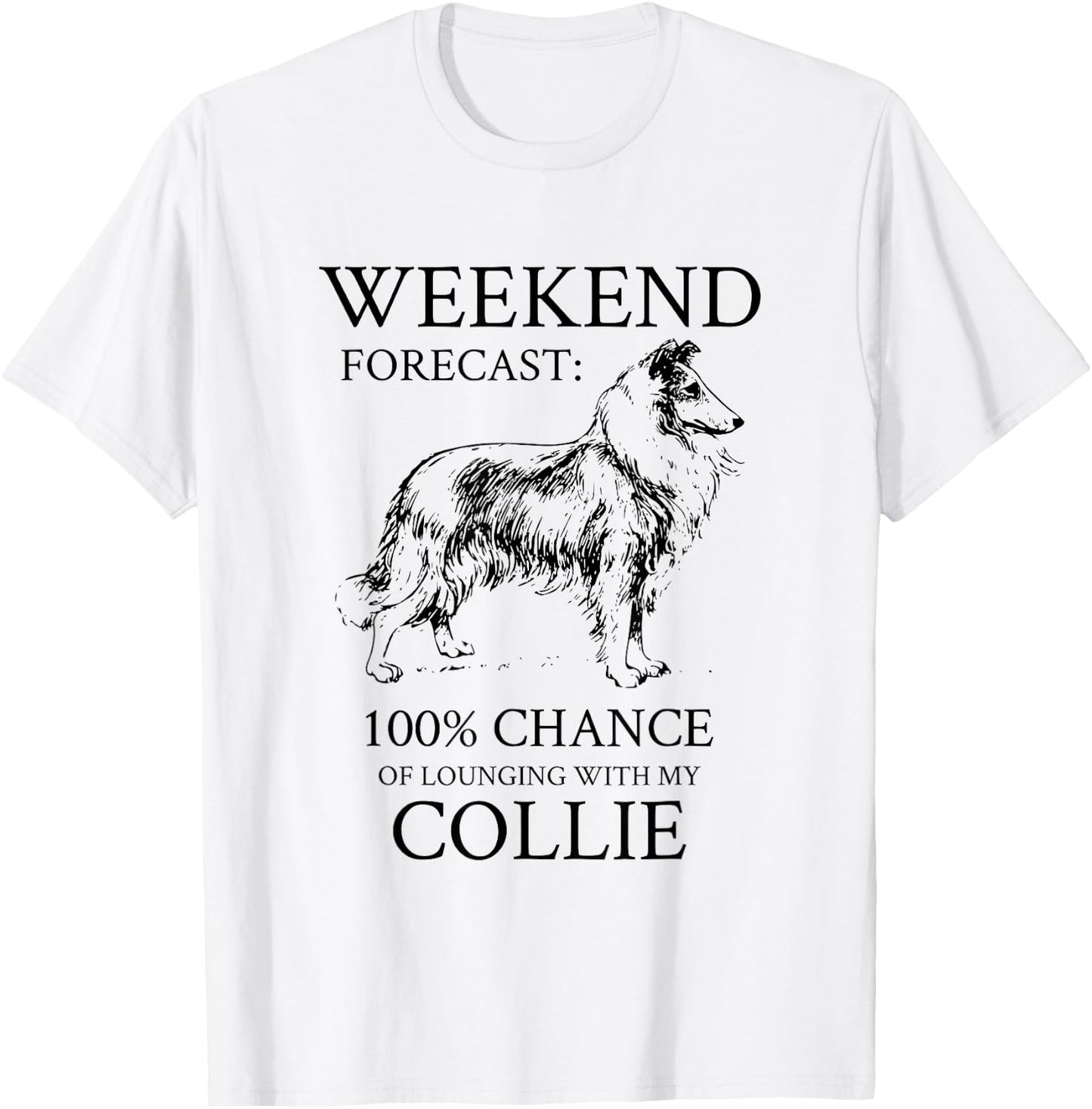 Collie Dog Men Women Girls Kids T-Shirt - T-Shirt | White