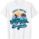 Sunset Surfing California Dreamin USA Surfer T-Shirt - T-Shirt | White