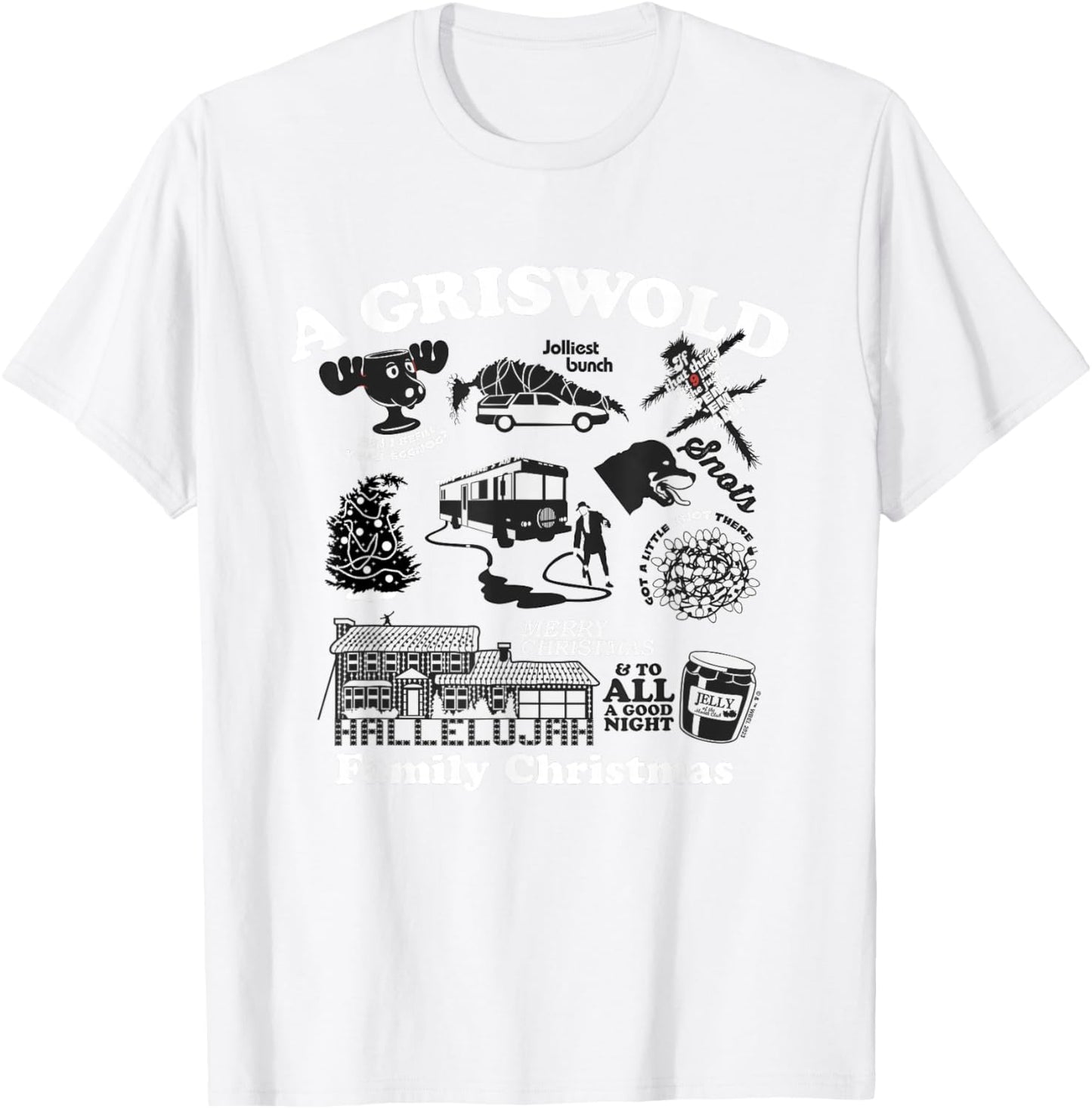 National Lampoon's Christmas Vacation - Item Grid T-Shirt - T-Shirt | White
