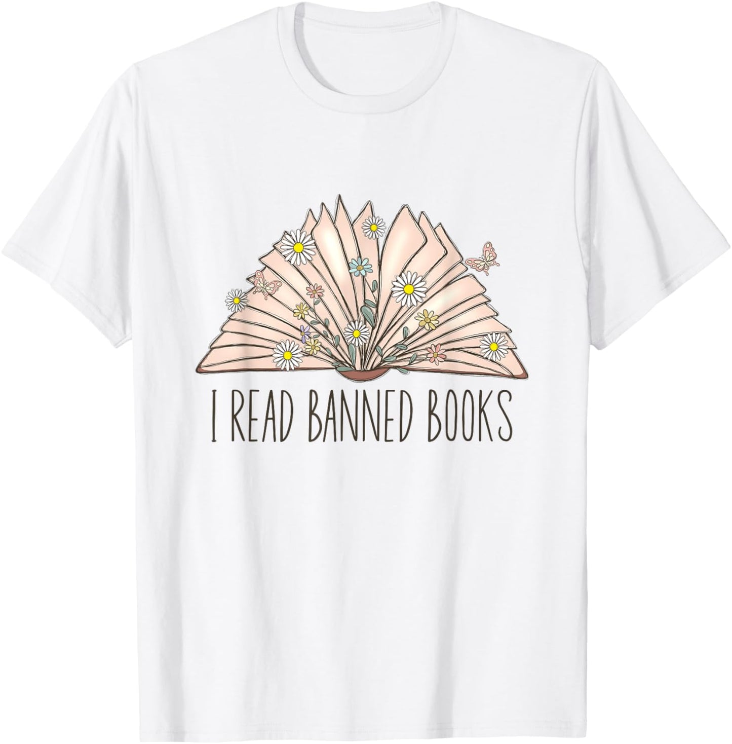 I Read Banned Books T-Shirt - T-Shirt | White