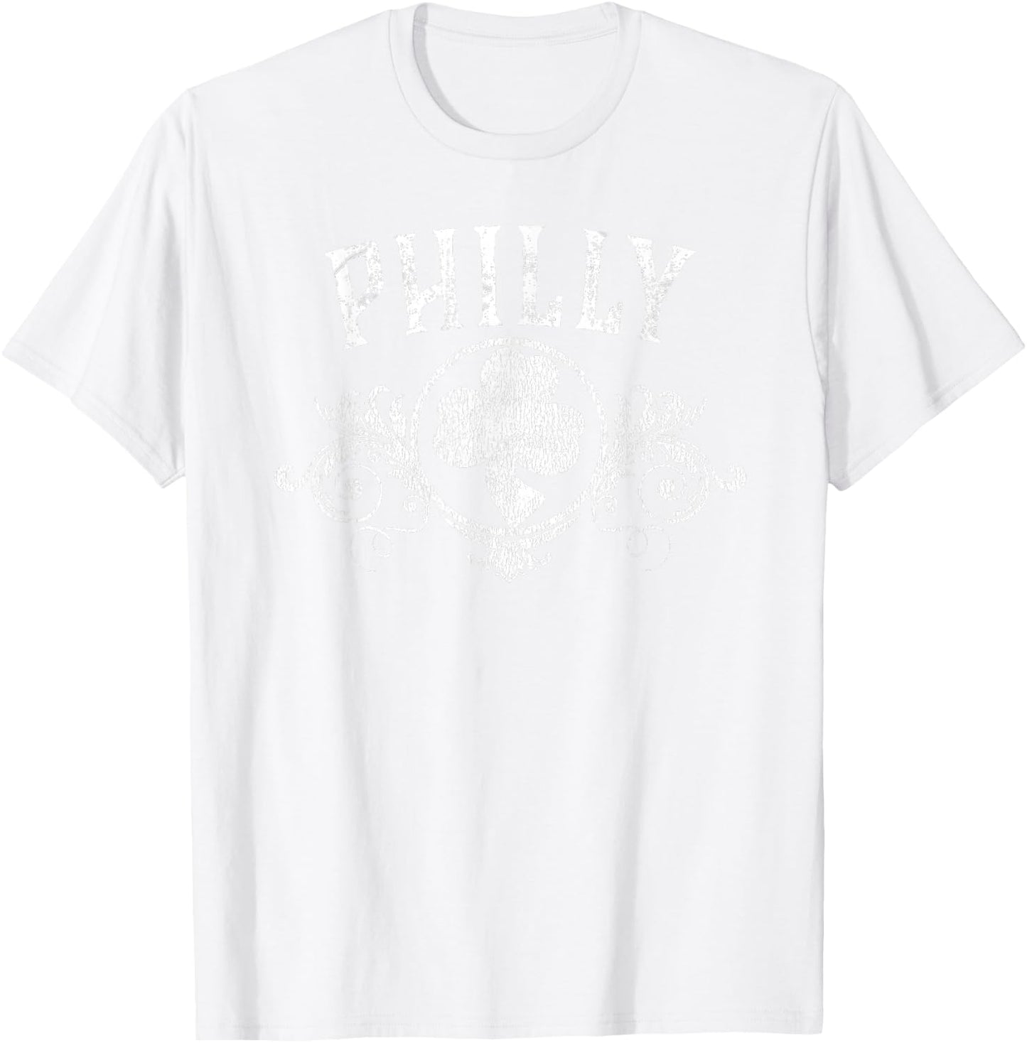 Philly Philadelphia St Patricks Day Shamrock T-Shirt - T-Shirt | White
