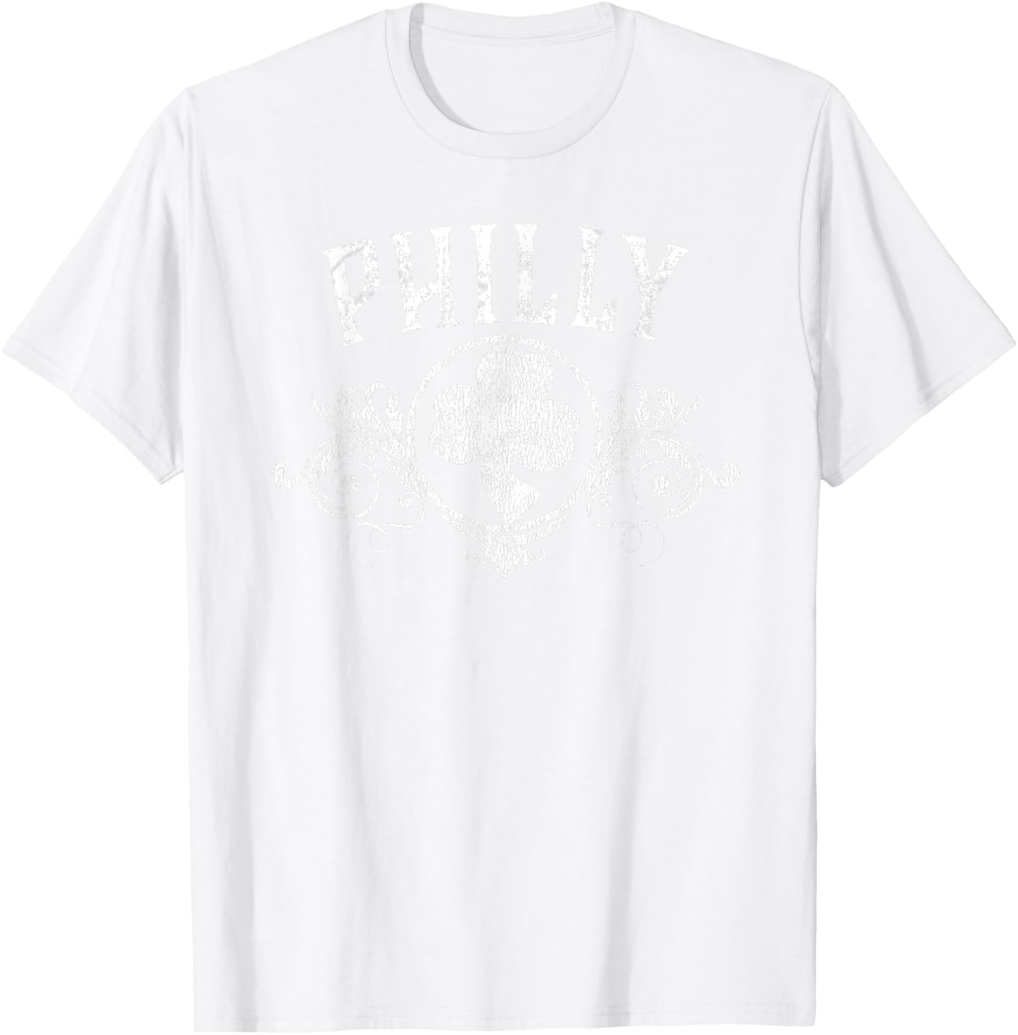 Philly Philadelphia St Patricks Day Shamrock T-Shirt - T-Shirt | White