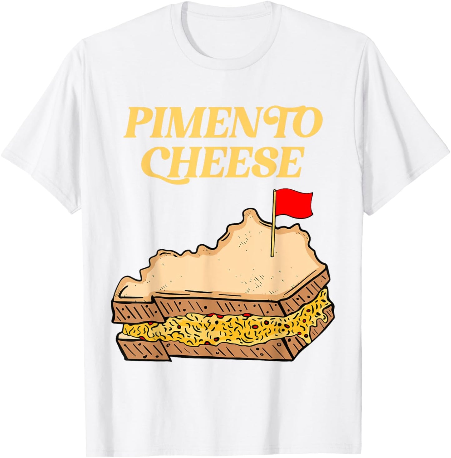 Funny Pimento Cheese T-Shirt - T-Shirt | White