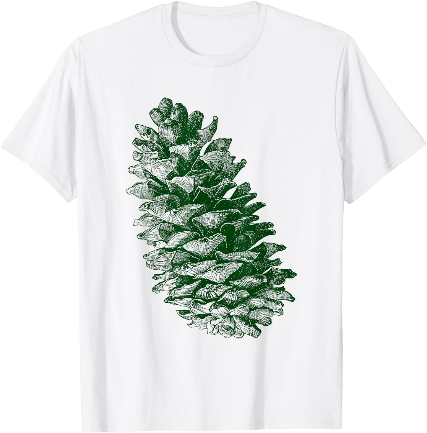 Pine Cones Forest Vintage Graphic Gift - Pine Cones T-Shirt - T-Shirt | White