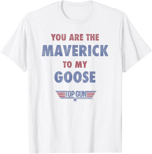 Top Gun You are The Maverick to My Goose T-Shirt - T-Shirt | White