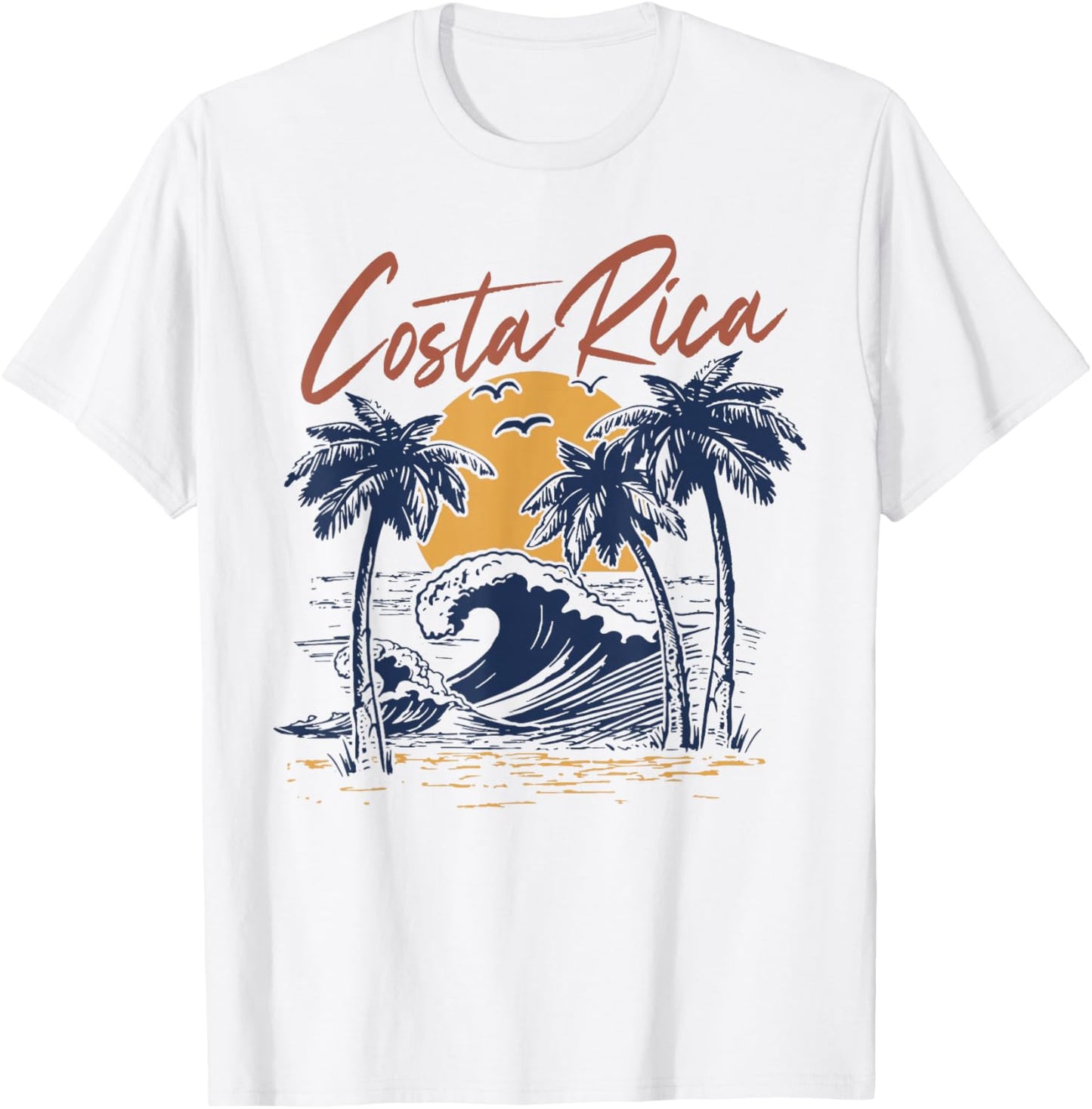 Costa Rica Tropical T-Shirt - T-Shirt | White