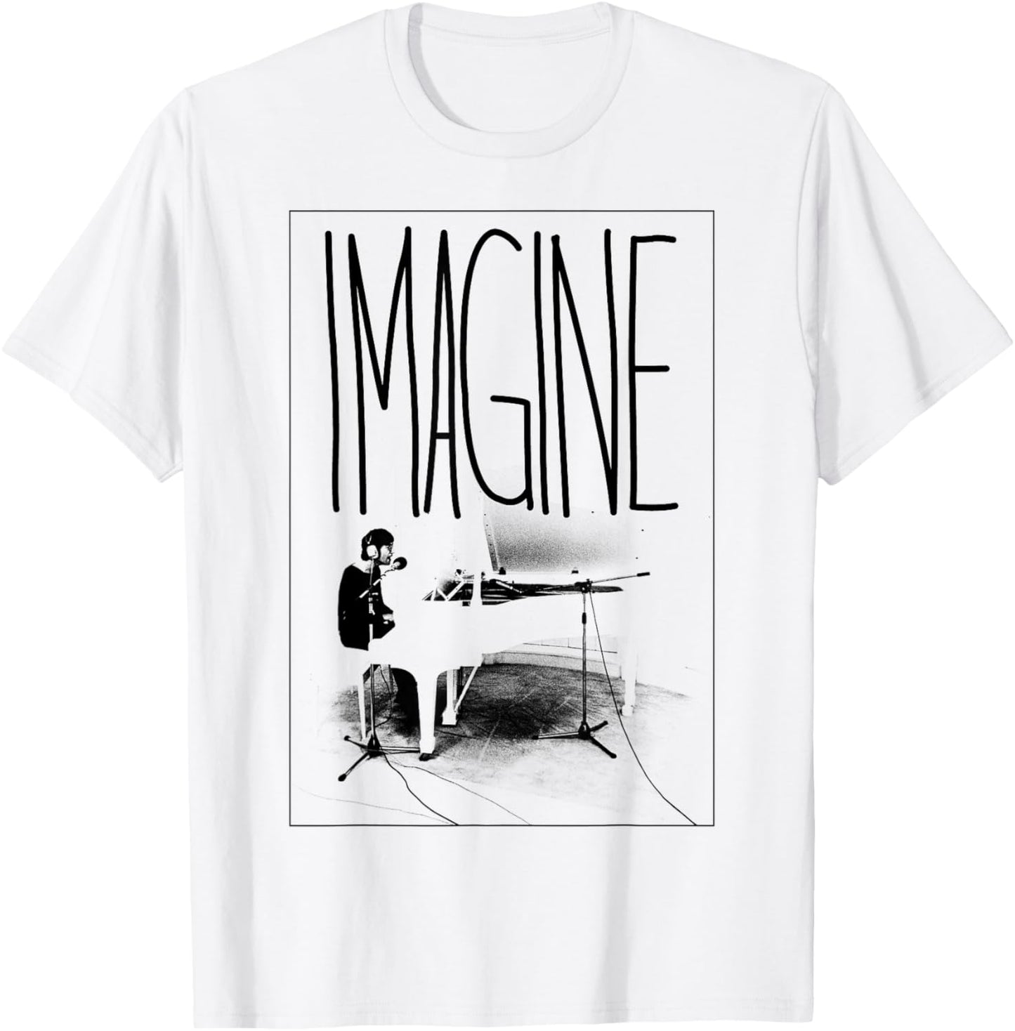 John Lennon - Piano T-Shirt - T-Shirt | White