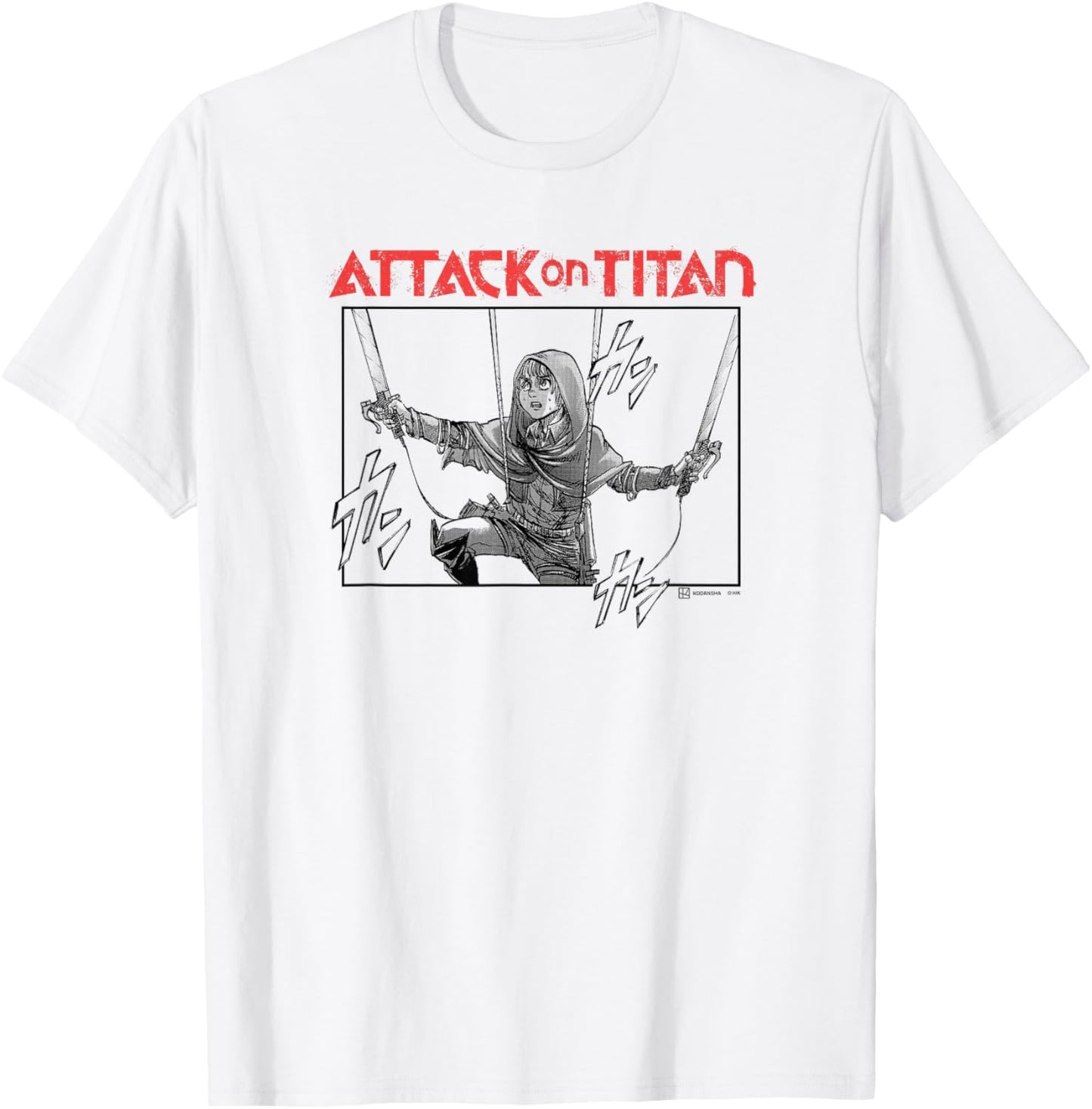 Attack on Titan Armin Arlet Survey Corps Manga Portrait T-Shirt - T-Shirt | White