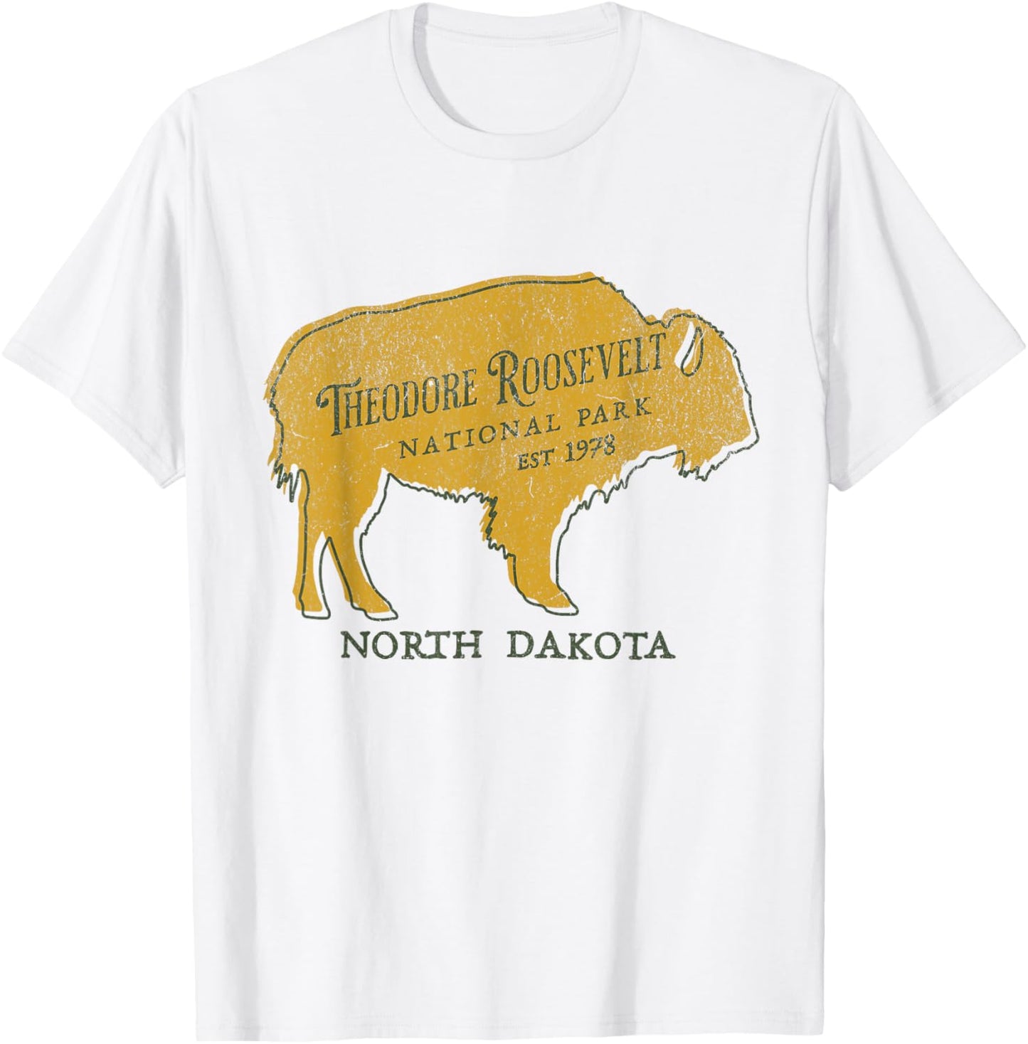 Theodore Roosevelt National Park T-Shirt - T-Shirt | White