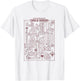 Dungeons & Dragons Tomb Of Horrors Map T-Shirt - T-Shirt | White